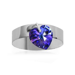 Bague coeur taille 52 BR01...
