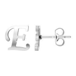 Letter E earrings by BR01