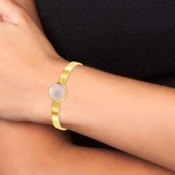 Armband BR01 mit rosa Quarz...