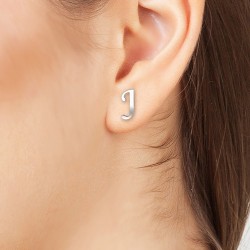 Letter J earrings by BR01