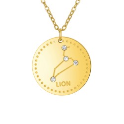 Astrology necklace  Lion...