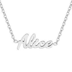 Alice name necklace