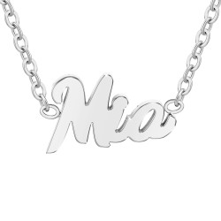 Mia name necklace