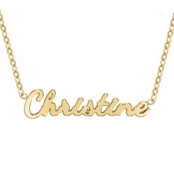 Christine name necklace