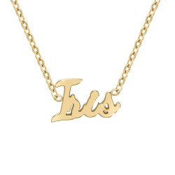 Iris name necklace