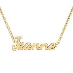 Jeanne name necklace