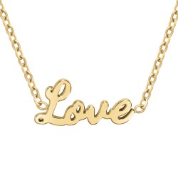 Love message necklace
