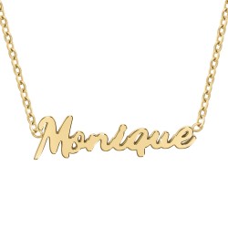 Monique name necklace