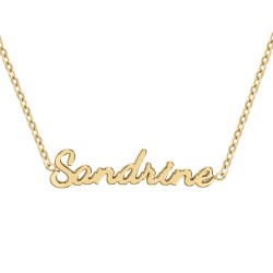 Sandrine name necklace