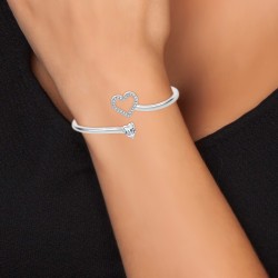 Heart bracelet adorned with...