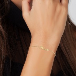 Maria name bracelet