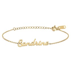 Sandrine name bracelet