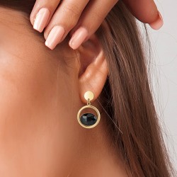 Earrings BR01 adorned with...