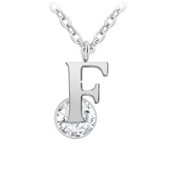 Alphabet necklace letter F...