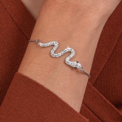 Snake bracelet in stainless...