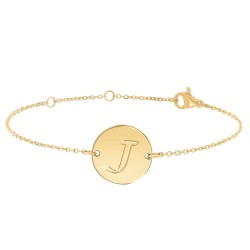 Bracciale con lettera J in...