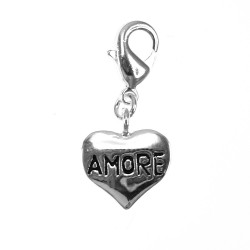 Amore heart BR01 silver...