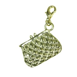BR01 gold wallet charm charm