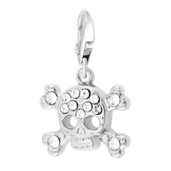 BR01 Skull Charm decorated...