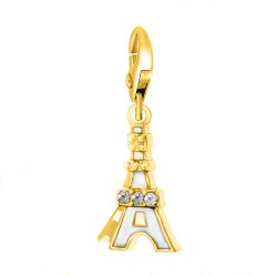 Charm Tour Eiffel doré BR01...