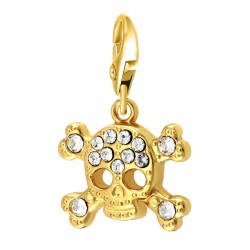 BR01 Skull Charm decorated...
